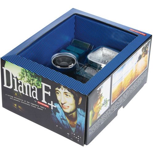 Lomography Diana F+ Medium Format Camera (Teal and Black)