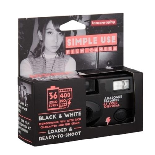 Lomography Simple Use Film Camera Black & White
