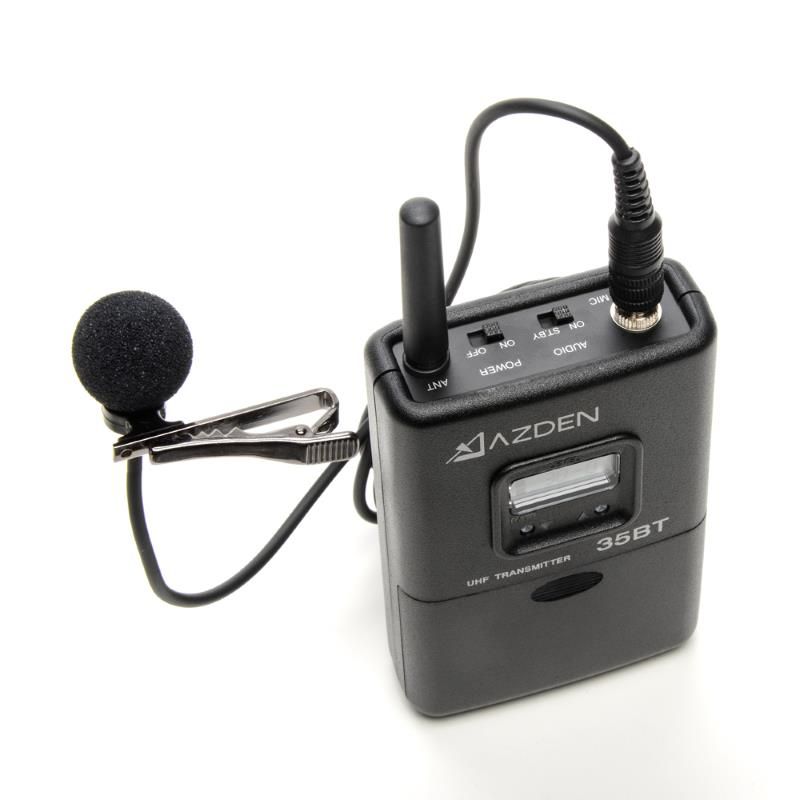 Azden 330LT UHF On-Camera Dual Body-Pack System ** 566.125-589.875 MHz Tx-Rx Kit