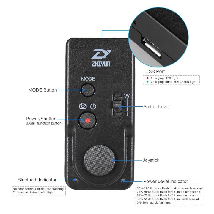 Zhiyun-Tech ZW-B02 Bluetooth Remote **