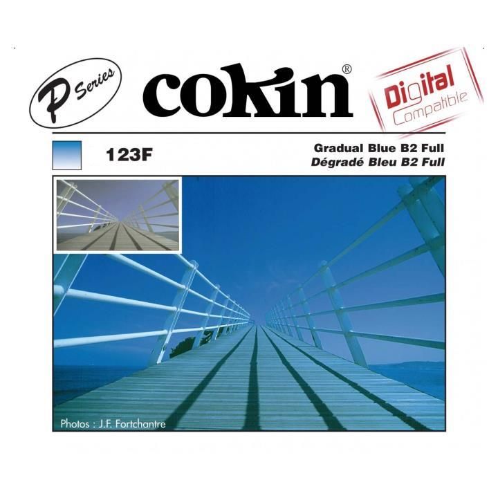 Cokin B2 - Graduated Blue Full Coverage XL (X) Filter - 2 1/3-Stops