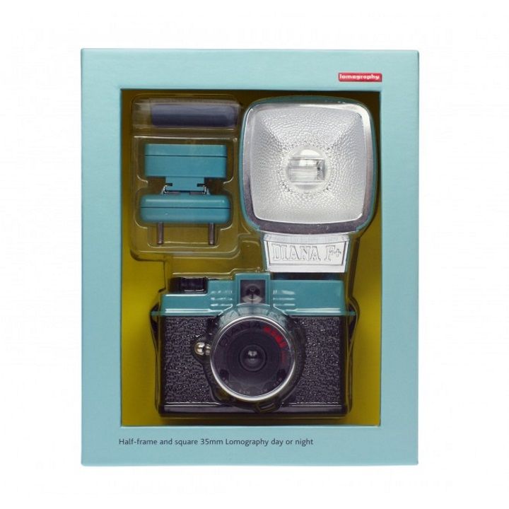 Lomography Diana Mini 35mm Camera & Flash (Teal and Black)