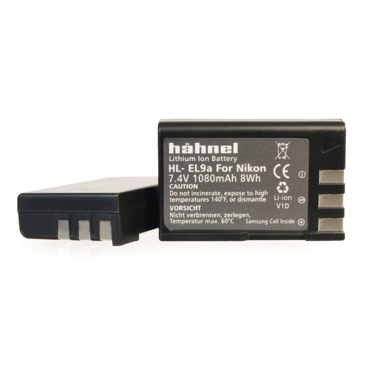 Hahnel EN-EL9a 1080mAh 7.4V Battery for Nikon