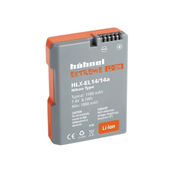 Hahnel EXTREME LP-EN14 1100mAh 7.4V Battery for Nikon