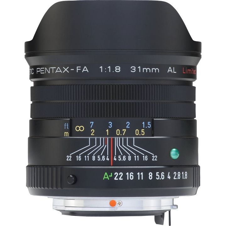 Pentax FA 31mm f/1.8 Limited Lens - Black