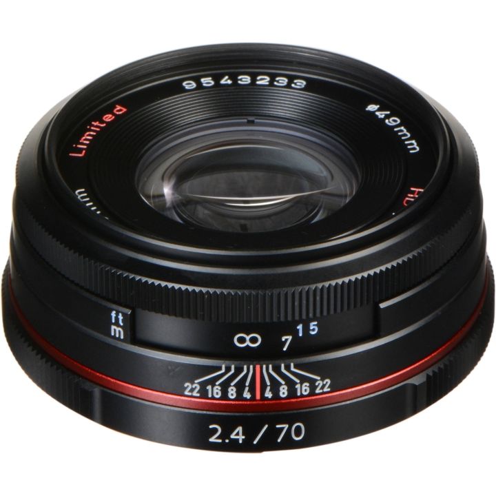 Pentax DA 70mm f/2.4 LTD HD Lens - Black