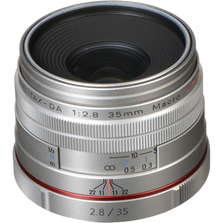 Pentax DA 35mm f/2.8 LTD HD Macro Lens - Silver