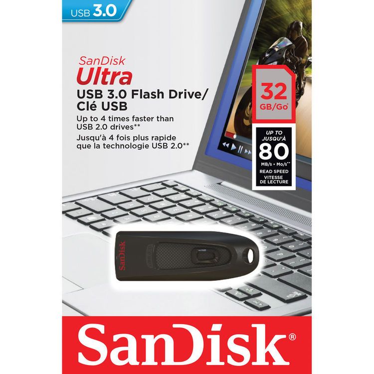 SanDisk Ultra 32GB USB 3.0  Flash Drive