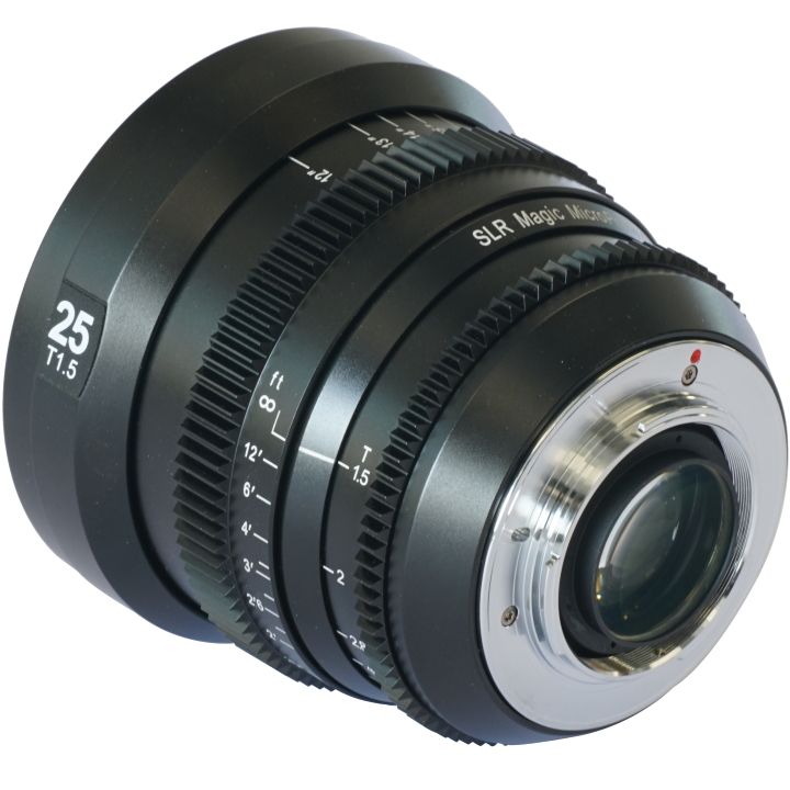SLR Magic MicroPrime Cine 25mm T1.5 Lens for Micro Four Third Mount