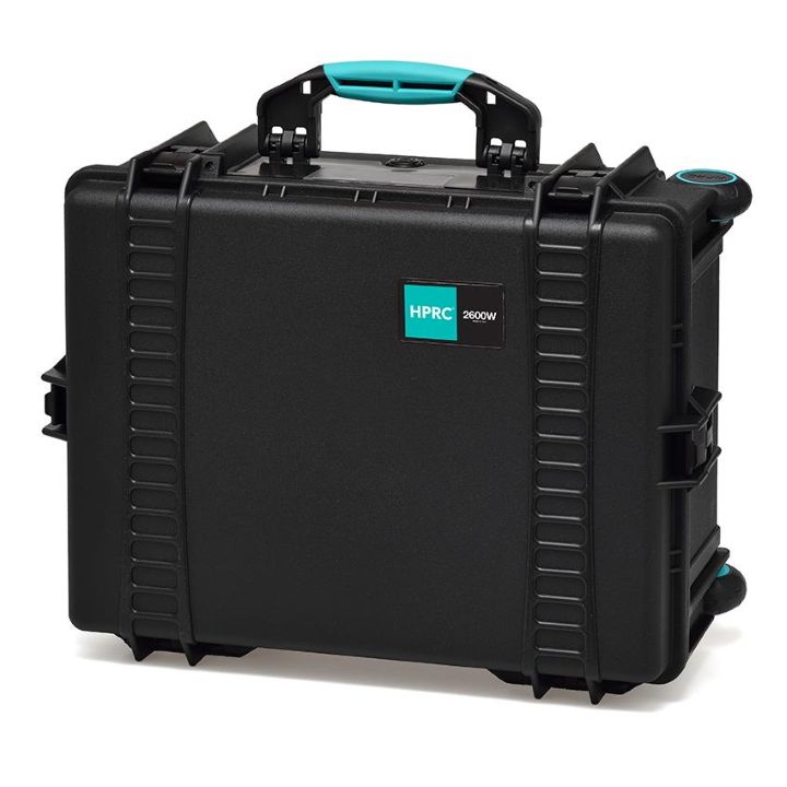 HPRC 2600W - Wheeled Hard Case with Second Skin Divider (Black)