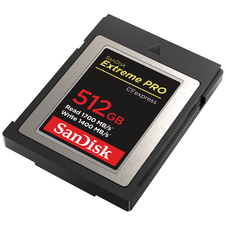 SanDisk Extreme PRO CFexpress Type B 512GB 1700MB/S R 1400MB/s W SDCFE Card