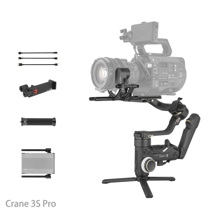 Zhiyun-Tech Crane 3S Handheld Stabiliser for DSLR & Cine Cameras Pro Kit