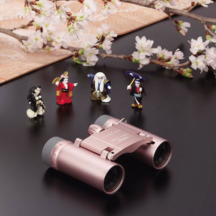 Vixen SAQRAS 6x16 DCF Compact Binoculars - Pink