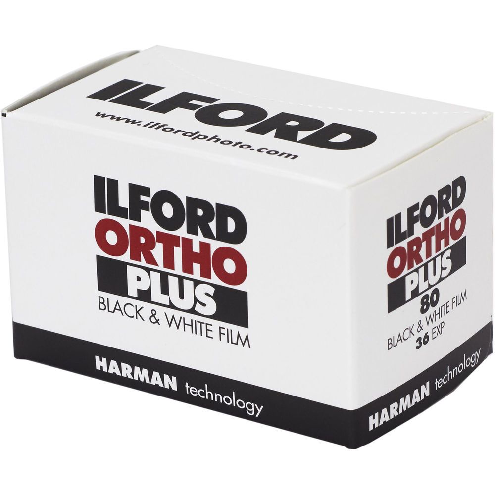 Ilford Ortho Plus 35mm 36 Exposure Black & White Film