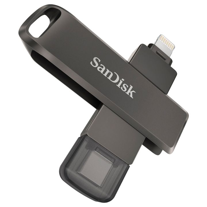 SanDisk iXpand Luxe SDIX70N 128GB Flash Drive iOS/Android Lightning & Type C USB 3.1