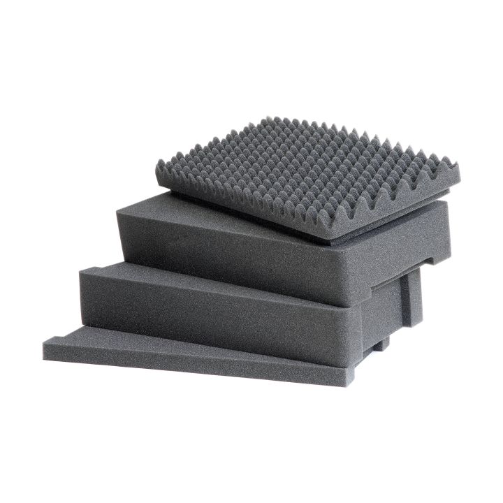HPRC 4300W - Wheeled Hard Case with Cubed Foam (Black)