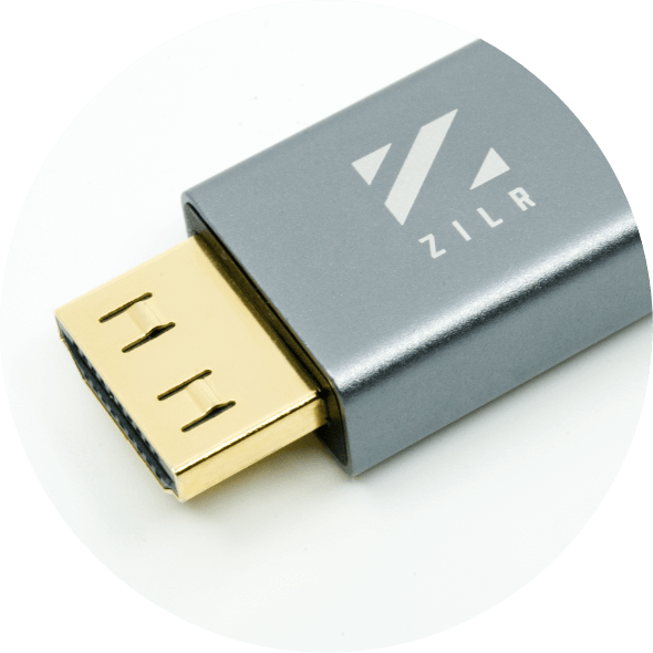 ZILR HDMI CABLE Type A Connection Zoom-in