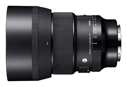Sigma 85mm F1.4 Lens_sideways