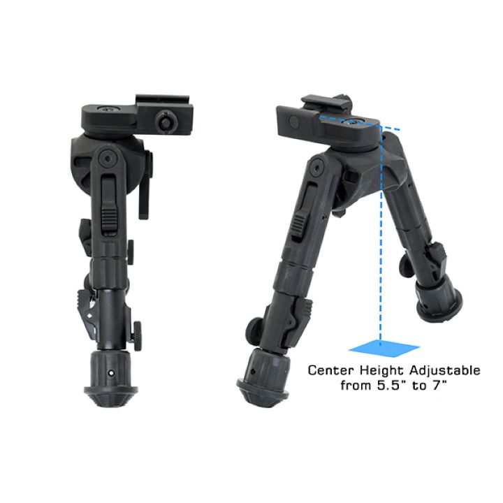Leapers UTG Recon 360 Bipod with 5.5"-7.0" Picatinny **