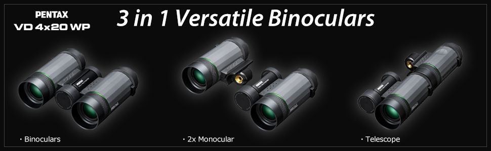 Pentax VD 4×20 WP Three-in-one Binoculars_features_4